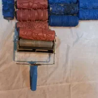 لوازم رنگکاری دستگاه با تعدادی غلتک طرح دار|ابزارآلات|گالیکش, |دیوار