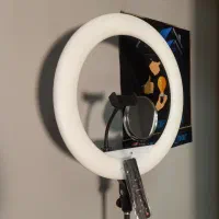 رینگ لایت ۴۵سانت ۸۰وات حرفه ایی باپایه