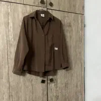 شومیز مشکی و قهوه ای