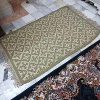 گلیم پشمی دورو دستبافت|گلیم، جاجیم، گبه|ری, دولت‌آباد|دیوار