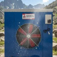 کولر آبی سلولزی صنعتی فن آکسیال