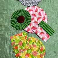 سرویس آشپزخانه گل دوخت|سفره، حوله، دستمال آشپزخانه|اسلامشهر, شهرک واوان|دیوار