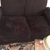 مبل مشکی ۴ نفره|مبلمان خانگی و میز عسلی|کاشان, پا نخل|دیوار