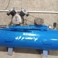 مکنده دوقلو .پمپ باد 500 لیتری تیغ دور کن فارسی بر