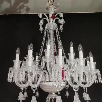 لوستر باکارات ۱۸ شعله تنه بلند کریستالی|لوستر و چراغ آویز|تهران, بهارستان|دیوار