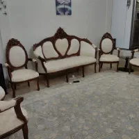 مبل استیل مدل فرحی سالم 9 نفره|مبلمان خانگی و میز عسلی|تهران, مسعودیه|دیوار