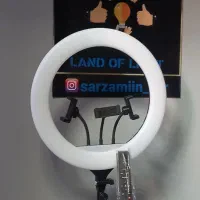 رینگ لایت 45سانت پر نور ارایشگاهی و بلاگری