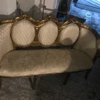 مبل چوپ گردو کار کرد سالم فروشی فوری|مبلمان خانگی و میز عسلی|سلمانشهر, |دیوار