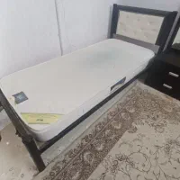 فروش یک عدد تخت یک نفره.. کمد و تابلو|تخت و سرویس خواب|اسفراین, |دیوار
