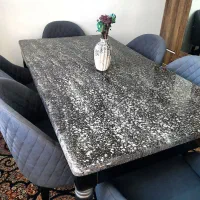 نهارخوری شش نفره چوبی مدل لاکپشتی