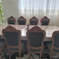 مبل ۹نفره و میز غذا خوری ۱۰ نفره|مبلمان خانگی و میز عسلی|شاهینشهر, طالقانی|دیوار