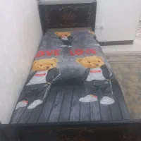 تخت خواب یک نفره با تشک طبی جنس خوب
