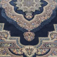دو تخته فرش12متری700شانه سرمه‌ای رنگ