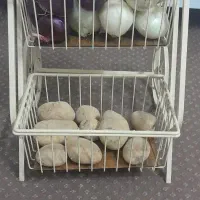 سبد سیب زمینی و پیاز