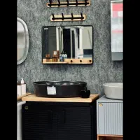 روشویی کابینتی ٪ دستشور+فرنگی/ رنگ پلی اورتان