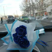 گل روبانی|گل مصنوعی|شاهین دژ, |دیوار