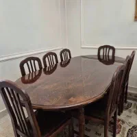 میز ناهارخوری ۸ نفره تمام چوب