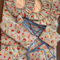 سرویس دم کنی پارچه ای 9تیکه