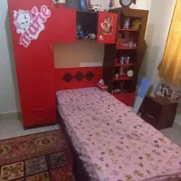 کمد و تخت نوجوان|تخت و سرویس خواب|خرم‌آباد, |دیوار