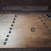 سنتور منوچهر فدایی (در حد نو) با کیف و مضراب|سازهای سنتی|رشت, کاکتوس|دیوار