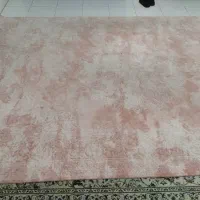 فرش ۹ متری ترکی صورتی/فقط چند لکه داره|فرش|تهران, ارامنه|دیوار