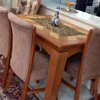 غذا خوری ۴ نفره چوبی|میز و صندلی غذاخوری|مراغه, |دیوار