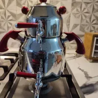 کتری قوری استیل شیردار