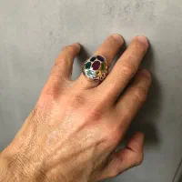 انگشتر جواهر-نشانِ هفت-چاکرا