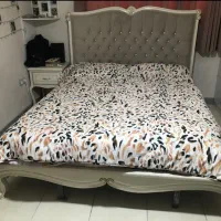 سرویس خواب تخت دونفره جنس چوب گردو