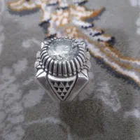 انگشترنقره موزانایت
