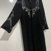 مانتو سایز بزرگ جواهر دوزی شده کار شده
