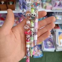 لوازم تحریر / خودکار فشاری طرح لبوبو|لوازم التحریر|قم, نخودی|دیوار