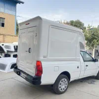 اتاق‌ عقب باربند مسقف کابین فایبر گلاس آریسان وانت