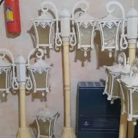 چهارتاپایه چراغ مناسب باغ ویلا باغچه وحیاط