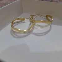 گوشواره نقره اب طلا