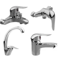 شیرآلات ست۴تایی توالت دوش روشویی ظرفشویی گارانتی|مصالح و تجهیزات ساختمان|رودهن, |دیوار