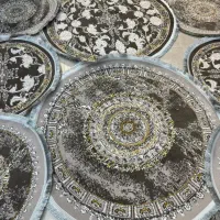 فرش ۱در۱ متر دایره طرح ۷۰۰.     عمده خرده|فرش|تبریز, |دیوار