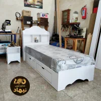 تخت خواب تک نفره،دو نفره،نوزاد وتشک|تخت و سرویس خواب|تالش, هشتپر|دیوار