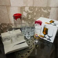 پارچ ولیوان گیلاس ترک پاشاباغچه فنجان عینکی شستی