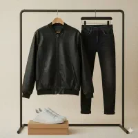 کاپشن چرم مردانه NightRunner C48/سبک، مقاوم|لباس|زاهدان, |دیوار