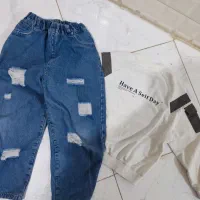 پیراهن با شلوار لی