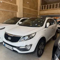 خودروی اسپورتیج /سفید /مدل۲۰۱۵/کم کار /نقد و اقیاط