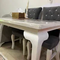 مبل هفت نفره و میز ناهارخوری چهار نفره|مبلمان خانگی و میز عسلی|صومعهسرا, |دیوار