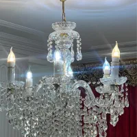 ۳عددلوستر و جفت کنارسالنی و جفت شمعدان اروپایی