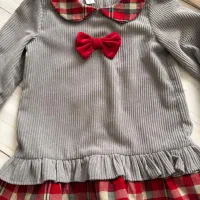 سومیز مخمل کبریتی دخترانه