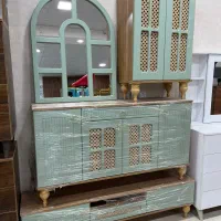 انواع ست آیینه و کنسول جاکفشی و میز تلویزیون|بوفه، ویترین، کنسول|رفسنجان, |دیوار