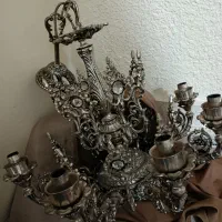 لوستر برنز سالم درحد نو بادوتا دیوار کوب|لوستر و چراغ آویز|تهران, سلسبیل شمالی|دیوار