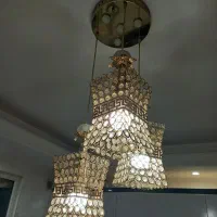 لوستر طلایی|لوستر و چراغ آویز|قرچک, باقرآباد|دیوار