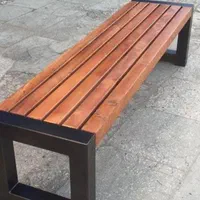 نیمکت و سطل زباله پارکی و ویلایی فولادی و چوبی|صندلی و نیمکت|تهران, فردوس|دیوار