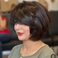 لاین کوتاهی مو زنانه